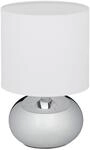 Relaxdays - Nachttischlampe Touch Dimmbar, Moderne Touch Lampe Mit 3 Stufen, E14,