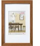 Fiorito Holzrahmen Kunstglas, 60x80 Cm, Eiche Dunkel