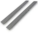 Baumarktplus - Trutzholm 2 X Auffahrrampe 200 Cm Tragkraft 400 Kg Alu Grau Profiliert
