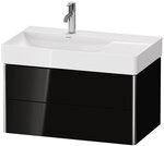 Xsquare Waschtischunterbau Wandh&auml;ngend 78,4x46,0 Cm, 2 - Duravit