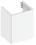 Ke Wtu X-line 33122, 1-trg.,anschl.,li., Wei&szlig;/glas Wei&szlig;, 460x605x380mm