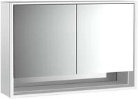 Loft Lichtspiegelschrank Mit Unterfach, 1200 Mm, 2 T&uuml;ren, - Emco