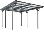 Juskys Carport 5x3 M Dunkelgrau- &Uuml;berdachung Aus Aluminium Mit Doppelstegplatten -
