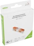Wago Durchgangsverbinder 221-2411/995-012 Hebel Max 4mm&sup2; Transparent 12 Stk