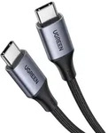 Usb-c Pd Geflochtenes Kabel 240w 5a 480mb/s 1m Schwarz Grau