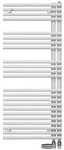 Zehnder Forma Asym Design Heizk&ouml;rper Elektrisch Lfael-150-60/dd,