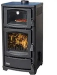 Teba - Eek A Kaminofen Mit Backfach Ts 16 Mehrfachbelegung Holzofen 8 Kw Kamin Ofen