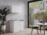 K&uuml;che Minik&uuml;che Singlek&uuml;che K&uuml;chenzeile Pantry Wei&szlig; Levin 100 Cm Respekta
