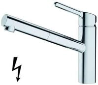 Franke Orbit - K&uuml;chenarmatur Mit Ausziehbarem Auslauf Fc 3149.031, Verchromt