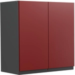H&auml;ngeschrank R-line, Rot, 60 Cm J-shape, Vicco