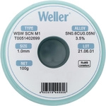 Weller - T0051402699 L&ouml;tzinn, Bleifrei Bleifrei, Spule Sn0,6cu0,05ni 100 G 1 Mm