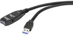 Usb-kabel Usb 3.2 Gen1 (usb 3.0 / Usb 3.1 Gen1) Usb-a Stecker, Usb-a Buchse 20.00 M