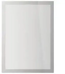 Certeo - Magnetrahmen Duraframe&reg; Sun Din A4 Polyethylen/pet/pvc-p Silber 2 St./pack.