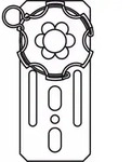 Motorlager Flansch Nr. 9703948 - Somfy