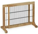 Relaxdays - Absperrgitter, Ausziehbares Schutzgitter, Treppe & T&uuml;r, Hxb: 56x70-108