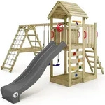Spielturm Kletterger&uuml;st Rocketflyer Mit Schaukel & Rutsche, Kletterturm Mit