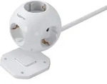 Sygonix - Sy-4535062 Steckdosenw&uuml;rfel Wei&szlig; Schutzkontakt 1 St.