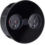 Bachmann Twist Steckdose 11 5x4 Cm Matt-schwarz