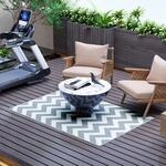 Outsunny - Outdoor Teppich Wetterfest Outdoorteppich Carpet Outdoor-teppich F&uuml;r