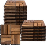 Holzfliese Akazie 30 X 30 Terrassenfliesen Holz Terrassenplatten Klicksystem...