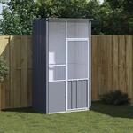 Vidaxl - Voliere Anthrazit 115x78x200 Cm Verzinkter Stahl
