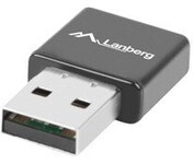 Lanberg Usb Mini N300 Wlan-netzwerkkarte Mit 2 Internen Antennen