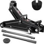 Hydraulischer Wagenheber Rangierwagenheber 3 Tonnen Roll- Und Lenkbar Inkl. 2