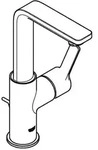 Einhand-waschtischbatterie Lineare 232961 L-size Hard Graphite Geb&uuml;rstet