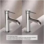Keuco Ixmo Soft 60 Waschtischarmatur 59504012100 Ausladung 94mm, Ohne Ablaufgarnitur,
