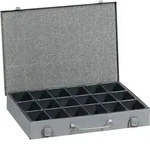 Metall-kleinteilekoffer Europlus Metall 34/18 - Mit 18 F&auml;chern - Au&szlig;enma&szlig;e (b X T