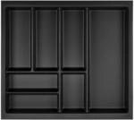 So-tech - Orga-box Junker Slim Besteckeinsatz 525 X 476 Mm Lavagrau Mit Perlstruktur