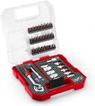 L-case 37-tlg. Bit- Und Ratschen-set (25-mm-bits, Ratsche, Schnellwechselbithalter,