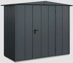 H&ouml;rmann Ecostar Metall-ger&auml;tehaus Elegant Mit Satteldach Typ 1, 259 X 121 Cm,