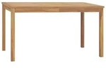 Garten-esstisch 140x80x77 Cm Massivholz Teak Vidaxl