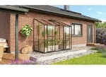 Vitavia Anlehn-gew&auml;chshaus "ida 3300", Schwarz, 3,3 M2, 3 Mm Esg