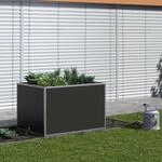Kgt Aluminium-hochbeet "130", Silber, 1,21 X 0,91 X 0,77 M (l X B X H)
