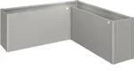 Pflanzbeet Belvedere Maxi Gr. L200 Quarzgrau-metallic