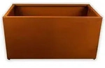 Designer Hochbeet Rahmen (ohne Boden) Aus Cortenstahl Als Bausatz Trog 120x40x50 Cm -