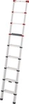 Hailo Teleskop-anlegeleiter T100 Aluminium 11 Stufenmax. Gesamtbelastung 150 Kg