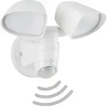 Telefunken - Led Au&szlig;enleuchte Bewegungsmelder Dauerlicht Ip44 10w Wei&szlig; Kunststoff