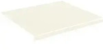 Markisenbespannung Creme 4x3,5 M Vidaxl