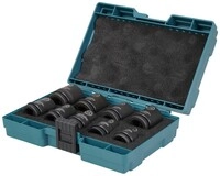 9-teiliger 1/2-zoll-steckschl&uuml;sselsatz, Schwarz &ndash; Makita E-16564