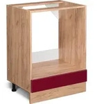 Vicco - Herdumbauschrank R-line, Bordeaux Hochglanz, 60 Cm Ohne Arbeitsplatte