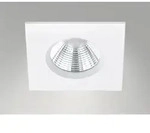 Trio - Eckiger Led Deckeneinbaustrahler Zagros Dimmbar In Wei&szlig; Matt, Ip65