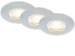 Briloner - Kulana Mini Led Einbaustrahler Bad, 3er Set, Ip44 Spritzwasserschutz,