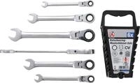 Bgs Technic - Ratschenring-maulschl&uuml;ssel-satz Flexible K&ouml;pfe Sw 8 - 19 Mm 6-tlg.