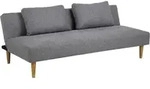 Lucca Schlafsofa Inkl. 2 Kissen Grau.
