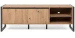 Argonauta - Tv-st&auml;nder Eiche Anthrazit Cm 160 X 55 X 40 H