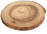 Zassenhaus Servierplatte Akazie Rund 32x2,5cm Schneidebretter