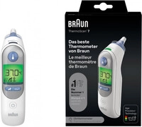 Braun Thermoscan 7 Ohrthermometer Age Precision, Farbcodierte Temperaturanzeige Irt